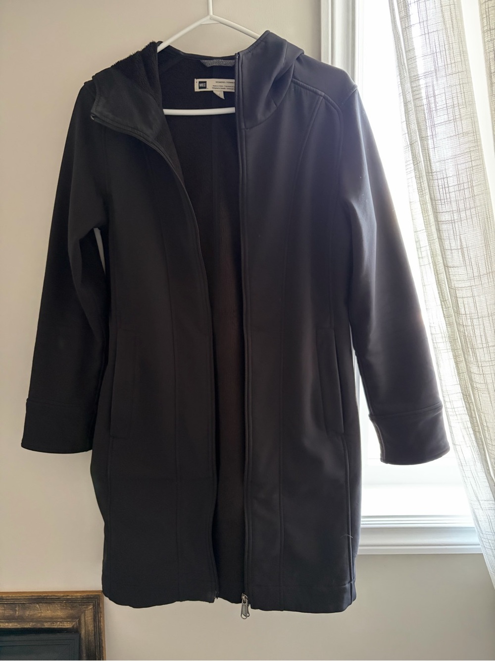 MEC Women's Black Hooded Coat
